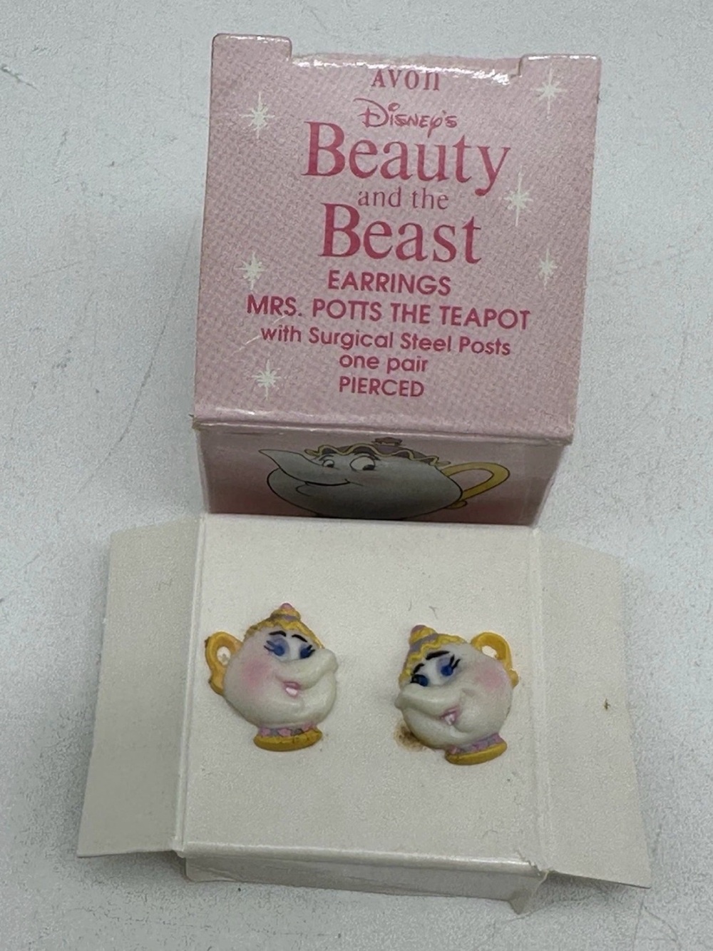 New Disney Beauty and the Beast Mrs Potts Teapot earrings